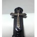FixtureDisplays® Genuine Leather Cross Youth and Women's Bracelet Christian Jewelry SPANISH la oración del Señor Nuestro padre en el cielo 13281